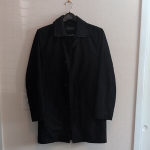 Lauren Ralph Lauren Men's Elegant Black Trench Coat